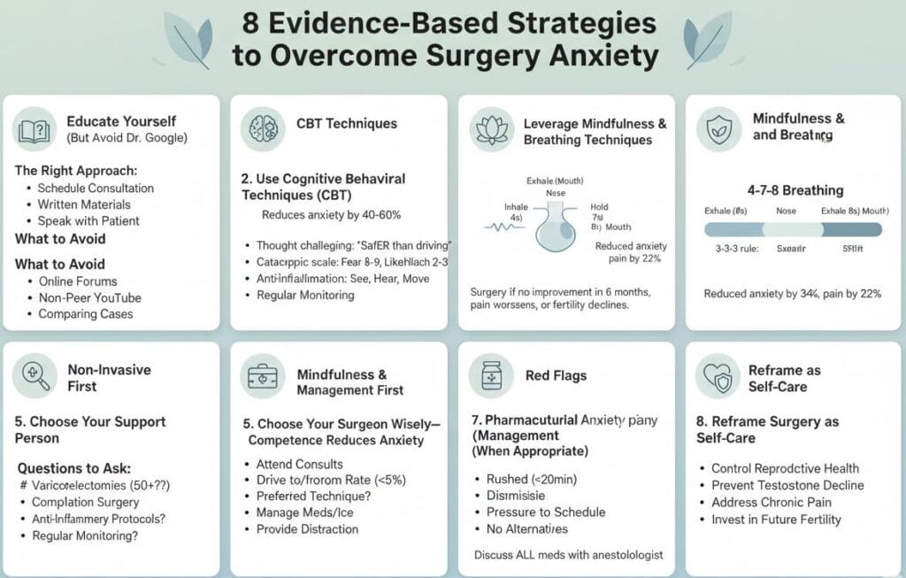 8 Evidence-Based Strategies to Overcome Surgery Anxiety