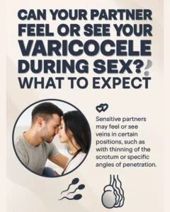 Varicocele During Sex Partner Visibility And Sensation Explained With Infographic And Lifestyle Illustration