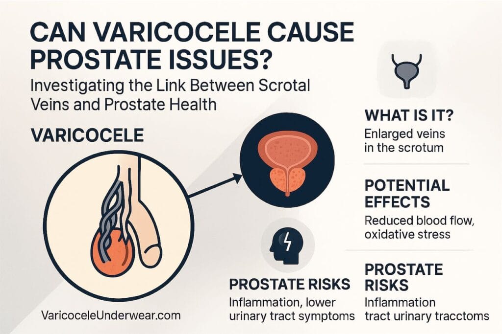 Varicocele Prostate Health Infographic