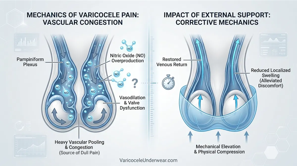 Nitric Oxide Varicocele Vasodilation Scrotal Pain 202607301206
