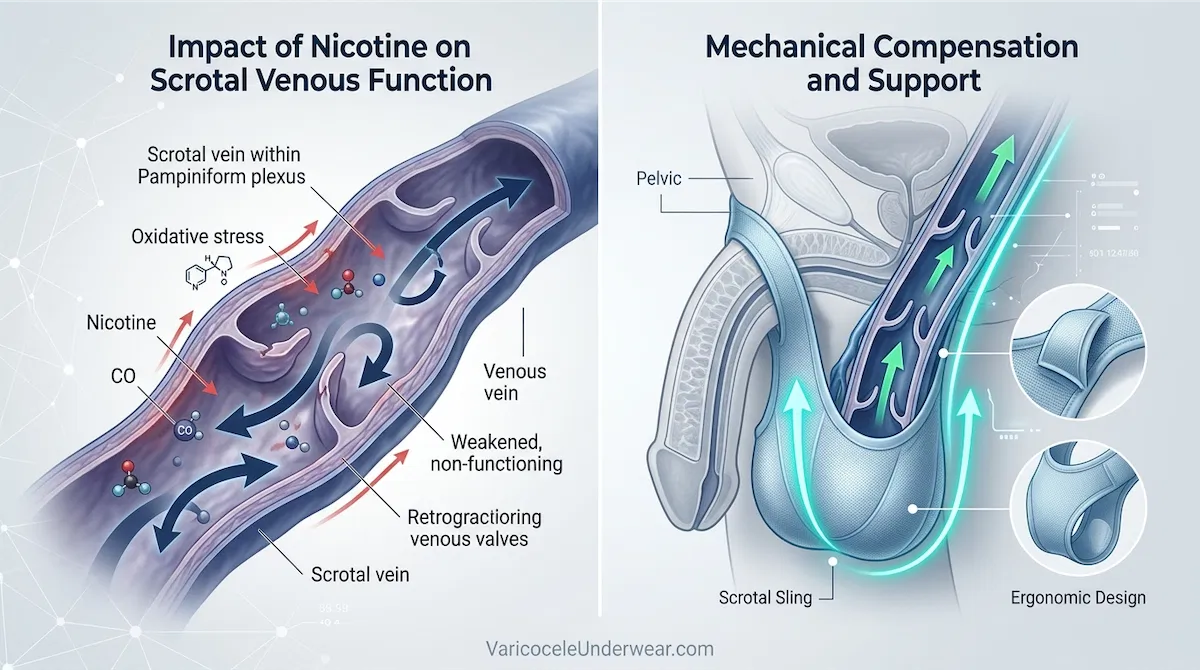 Smoking Varicocele Nicotine Vascular Damage Scrotal Vein Health 202607301206